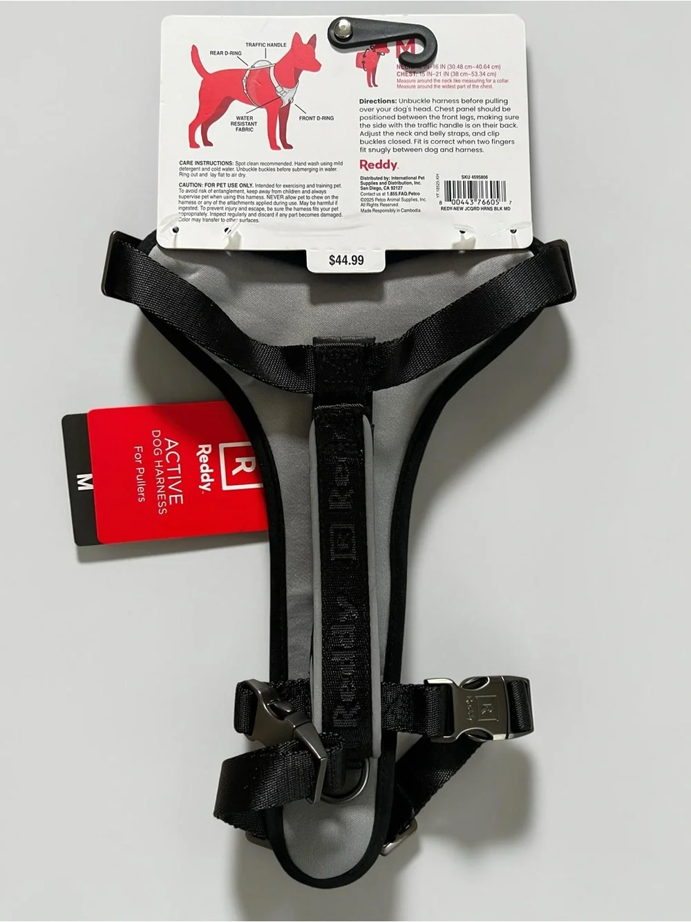 Reddy Active Dog Harness, Leash, Collar and BFF Toy Set
